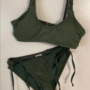 Dark Green Bathing Suit